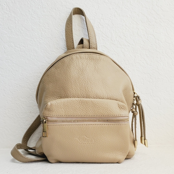 Mara's Handbags - Mara's Taormina Italy Pebbled Leather Backpack